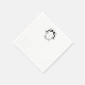 Franse Victoriaans Monogram Wedding Engagement Par Servet (Hoek)