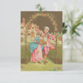  Franse Victoriaans Royal Flat Kaart (Staand voorkant)