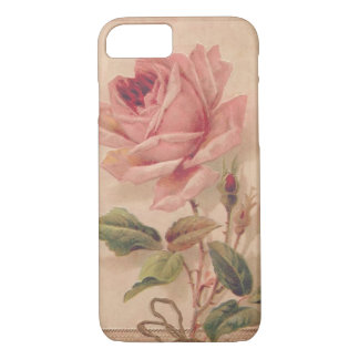 Franse Victoriaans Roze Roze iPhone 8/7 Hoesje
