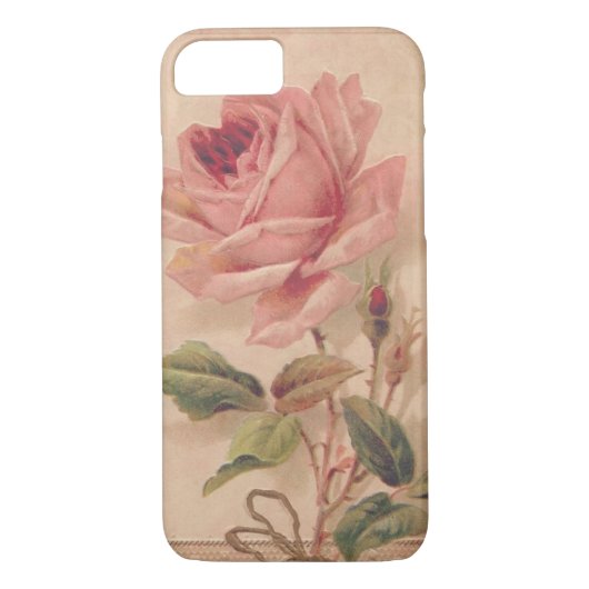 Franse Victoriaans Roze Roze Case-Mate iPhone Case (Achterkant)