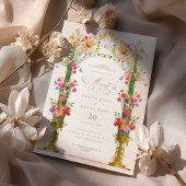 Franse  Victoriaans Save the Date Kaart