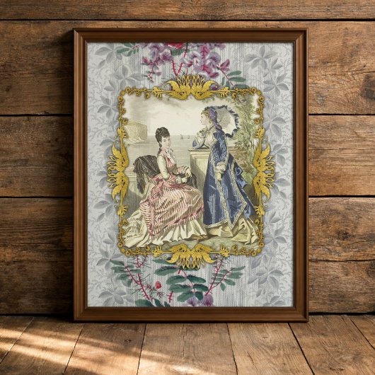 Franse Victoriaanse Kustmode Decoupage Tissue  Tissuepapier