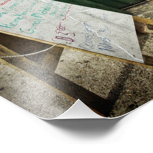 Franse vierkantsbalk foto afdruk (Hoek)