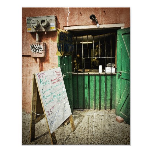 Franse vierkantsbalk foto afdruk (Voorkant)