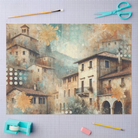 franse villa tissuepapier (Craft)