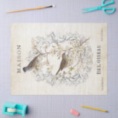Franse Vintage Bird Nest Maison Lijst ontkoppeling Tissuepapier (Craft)