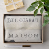 Franse Vintage Bird Nest Maison Lijst ontkoppeling Tissuepapier (Geschenk)