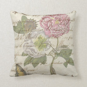 Franse vintage bloemenmarkt stijl kussen