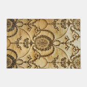 Franse Vintage Classic Damask Floral Parchment Deurmat (Voorkant)