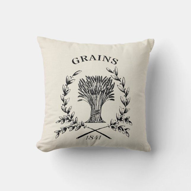 Franse vintage kussen (Voorkant)