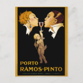 Franse Vintage Poster teruggezet Briefkaart (Voorkant)