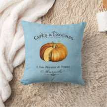 Franse Vintage Veggie Vegan Pumpkin Blue