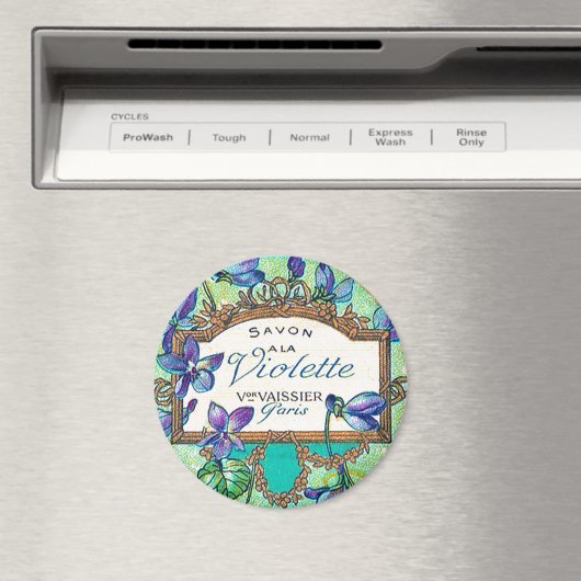  Franse violette parfummagneet Magneet (Insitu (Vaatwasser))