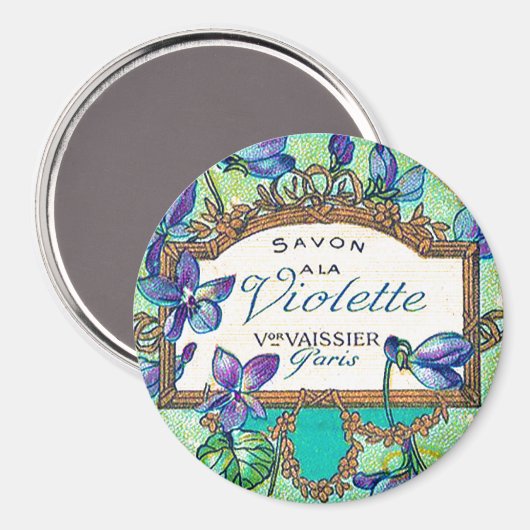  Franse violette parfummagneet Magneet (Voorkant / Achterkant)