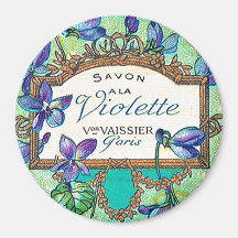 Franse violette parfummagneet