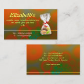 Franse visitekaartjes voor de bakkerij (Voorkant / Achterkant)