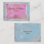  Franse Visitekaartjes voor toile & Script No.1 (Voorkant / Achterkant)