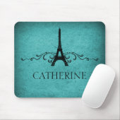 -Franse Vlaamse Mousepad, Blauwgroen Muismat (Met muis)