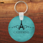  Franse Vlaamse Sleutelhanger, Blauwgroen Sleutelhanger (Voorkant)