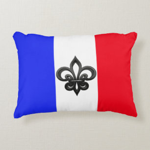 Franse vlag accent kussen