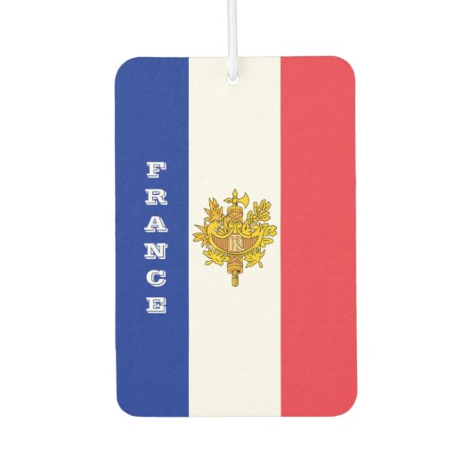 Franse vlag: Air Freshener, Frankrijk Luchtverfrisser (Voorkant)