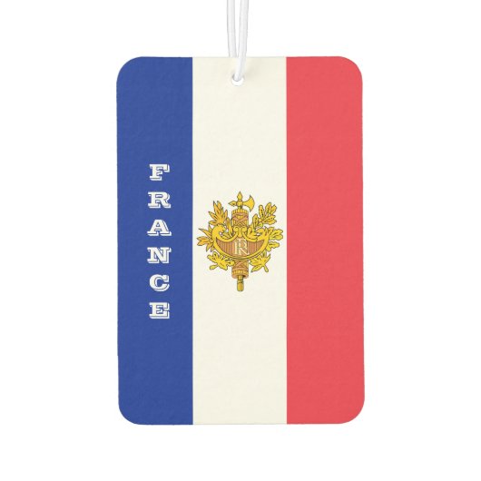 Franse vlag: Air Freshener, Frankrijk Luchtverfrisser (Achterkant)