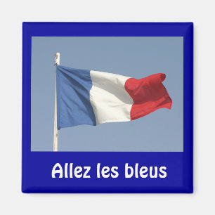 Franse vlag, Allez les bleus Magneet