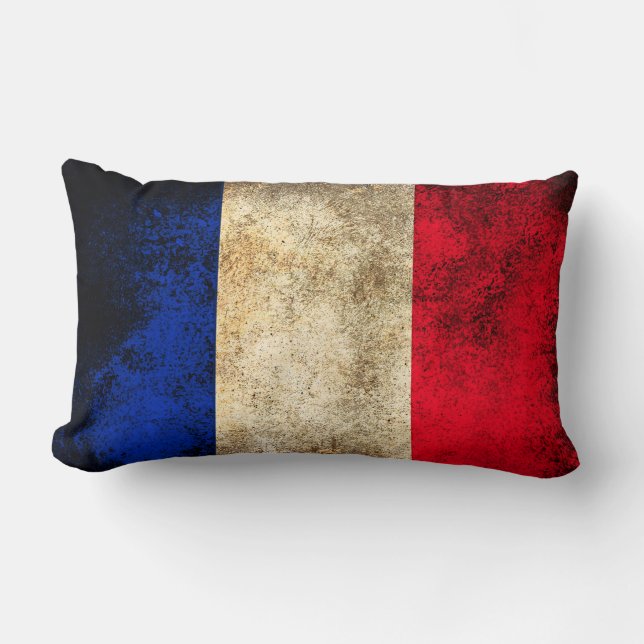 Franse Vlag Amerikaanse MoJo Kussen (Voorkant)