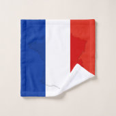 Franse vlag bad handdoek (Wasdoekje)