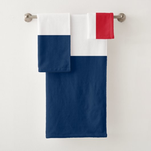 Franse vlag bad handdoek (Insitu)