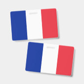 Franse vlag badge (Voor- en achterkant)
