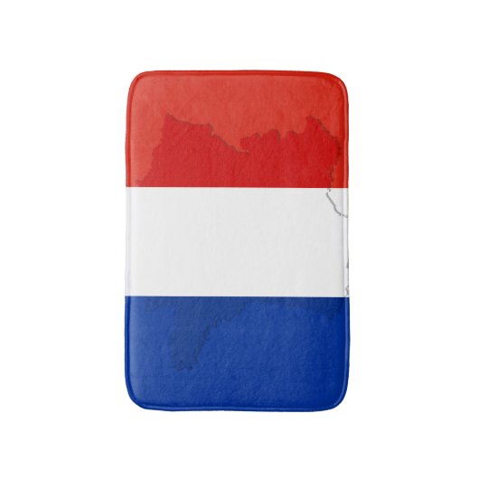 Franse vlag badmat (Voorkant Verticaal)