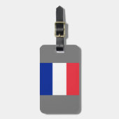 Franse Vlag Bagage Label (Voorkant verticaal)