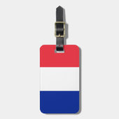 Franse vlag bagagelabel (Voorkant verticaal)