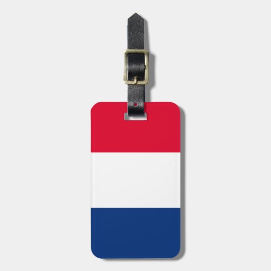 Franse vlag bagagelabel (Voorkant verticaal)