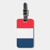 Franse vlag bagagelabel (Voorkant verticaal)
