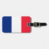 Franse vlag bagagelabel (Voorkant horizontaal)