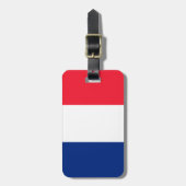 Franse vlag bagagelabel (Voorkant verticaal)
