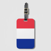 Franse Vlag Bagagelabel (Voorkant (verticaal))