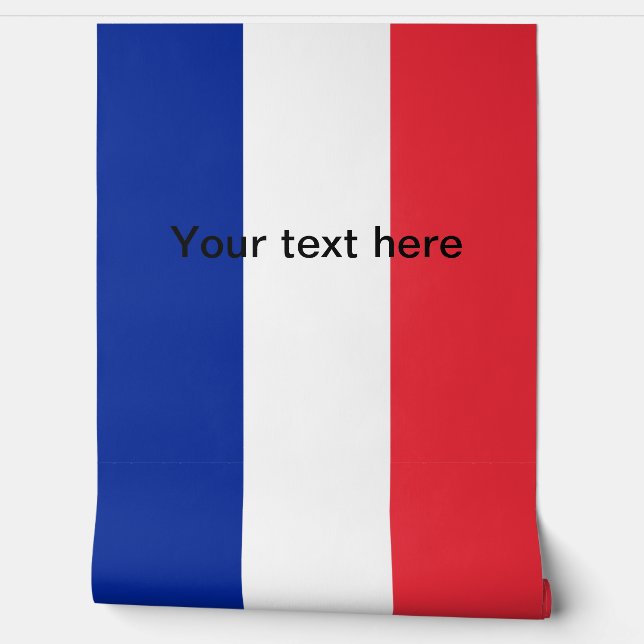 Franse vlag behang (Afrollen)