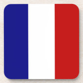 Franse vlag bier onderzetter (Voorkant)