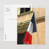 franse vlag briefkaart (Voorkant / Achterkant)