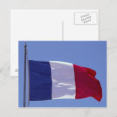 Franse vlag briefkaart (Voorkant / Achterkant)