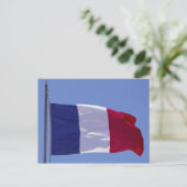 Franse vlag briefkaart (Staand voorkant)