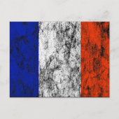 franse vlag briefkaart (Voorkant)