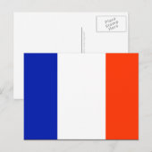franse vlag briefkaart (Voorkant / Achterkant)