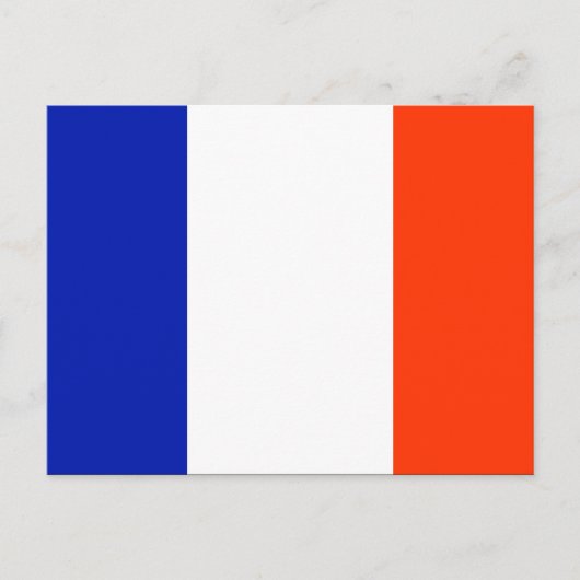 franse vlag briefkaart (Voorkant)