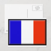 Franse vlag briefkaart (Voorkant / Achterkant)
