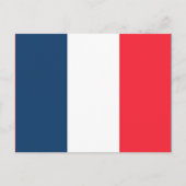 Franse vlag briefkaart (Voorkant)