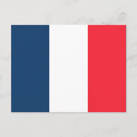 Franse vlag briefkaart (Voorkant)